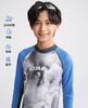 【春上新】8楼爱慕儿童Aimer Kids男孩2件装-墨韵海风长袖五分裤连体泳衣AK267H251，吊牌价660元 商品缩略图1
