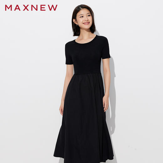 【裙装】毛衫拼接连衣裙 1P1225301 商品图4