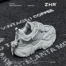 ZHR则则透气增高老爹鞋女春季男女款厚底运动休闲鞋爆款ins百搭鞋