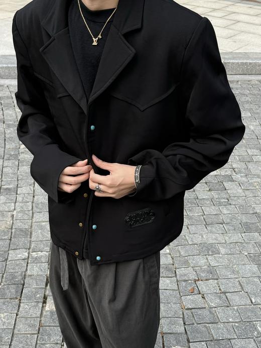 驴家  24fw绿松石羊毛西装夹克外套 商品图1