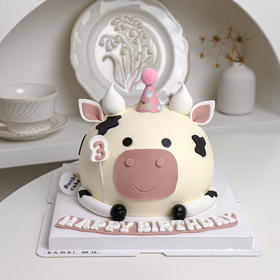 可爱牛牛百天丨周岁主题蛋糕