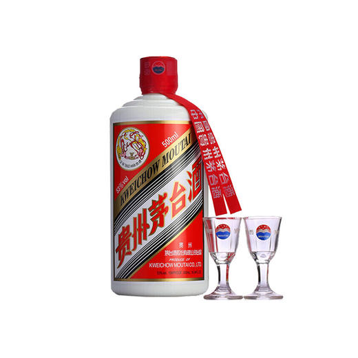 2023年【海外版】贵州茅台/MOUTAI 飞天53° 带杯 500ml（海口仓发货） 商品图0