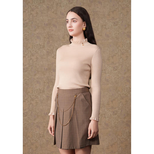 乔万尼冬新款羊毛针织衫保暖修身羊毛衫ET4M927 商品图3