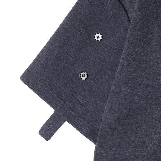 T2224早春新款时尚个性美式纯色不规则裁剪圆领短袖T恤潮流百搭上衣 商品图3