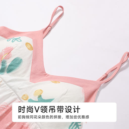 都市丽人女士棉质吊带裙薄40支TC拉架会员精选袖类LHH6F4 商品图4