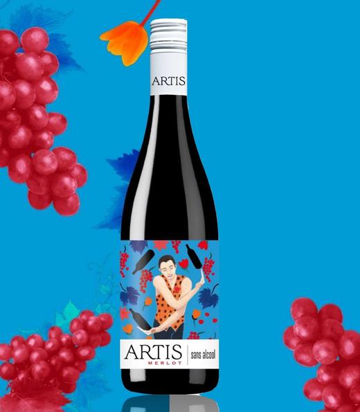 艺术家美乐脱醇红葡萄汁 商品图0