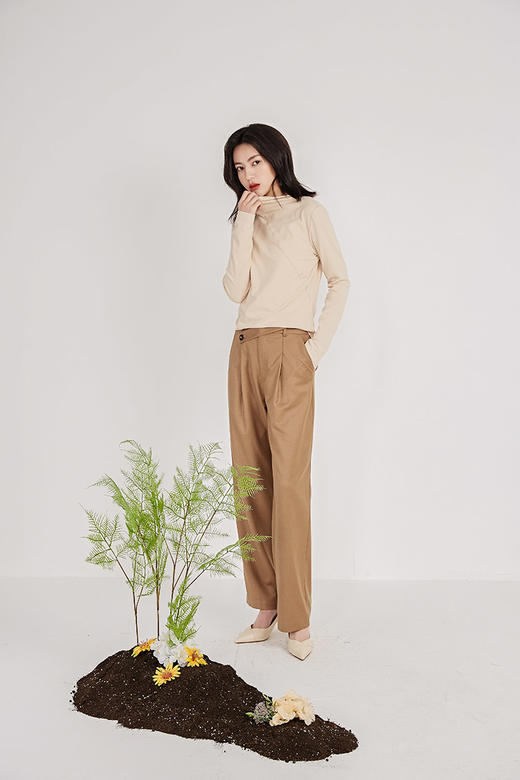 NUTS春季新款时尚休闲百搭长裤女211073024B 商品图1