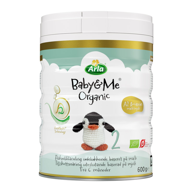 [全新升级A2-2段]丹麦宝贝与我A2有机奶粉2段600克. A2!!Arla Baby&Me Prime Pulver 2 600g阿拉2 Arla2