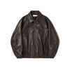 Evistub/E-4DWT902/机车复古廓形美式翻领皮衣夹克 商品缩略图4