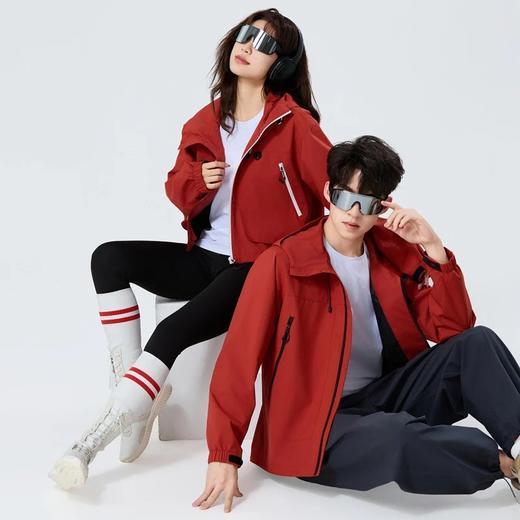 【暴力清仓 防泼扛风 防刮耐磨 无缝压胶】斯辰唯佳户外通勤短款情侣外套 商品图4