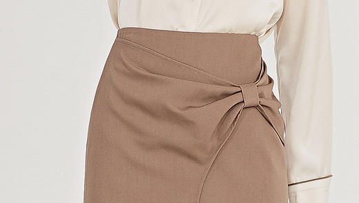 NUTS春季新品时尚通勤百搭气质半身裙女211063087 商品图6