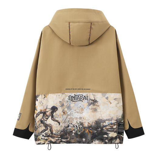 ONIARAI/鬼洗 后印象派油画花花世界防风夹克 A340013 商品图12
