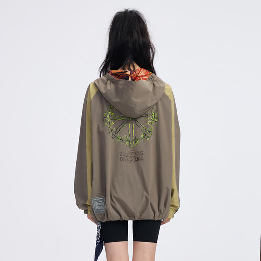 ONIARAI/鬼洗 和谐共处标语图腾撞色防紫外线套头衫 A240013 商品图8