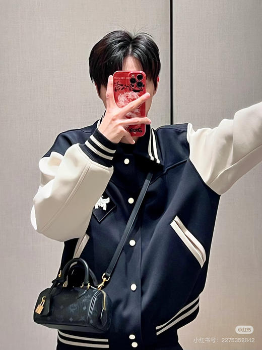 Mcm新款Mini#波士顿包 黑色 商品图3