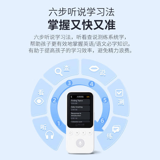 【科大讯飞】阿尔法蛋AI听说宝D1 听力宝复读机英语听力随身听 商品图0