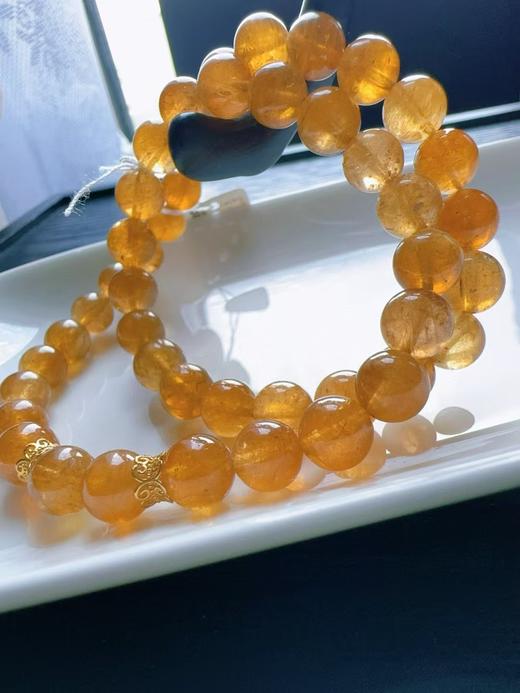 8mm-9mm多圈全色黄碧玺手链 商品图0