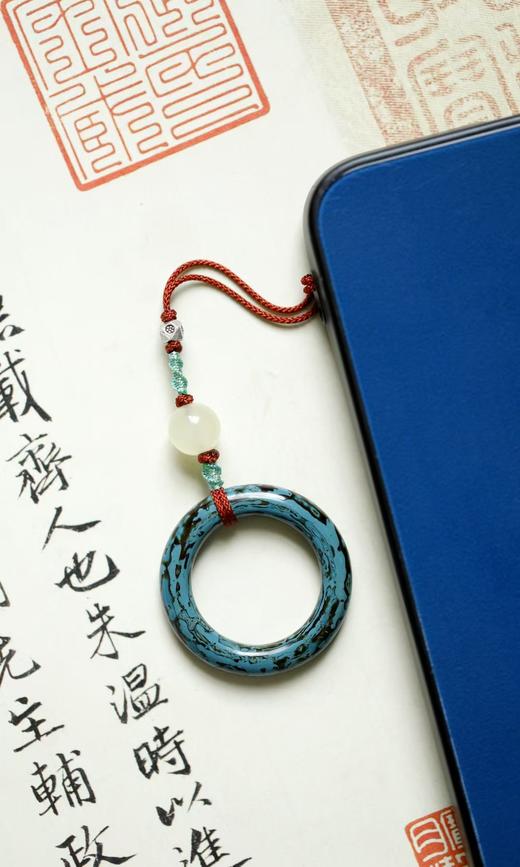 大漆平安环°挂件（颜色随机） 商品图1