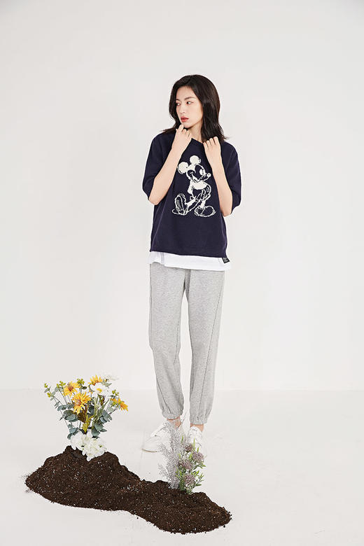 NUTS春季新款纯色时尚长裤女211073106 商品图5