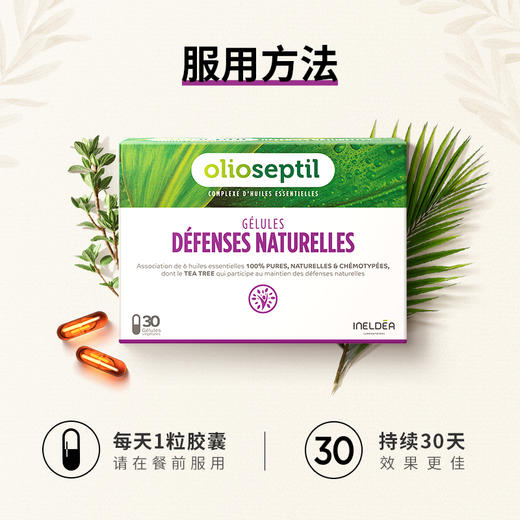 olioseptil久木之名法国口服精油免疫精油提高免疫力净化排毒 商品图1