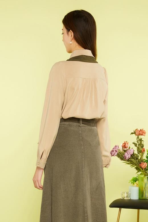 Le Malene 可拆分撞色领衬衣 11480 商品图2