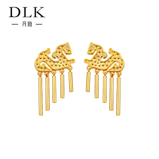 DLK丹雅夔龙流苏耳环（西安博物院） 商品图3