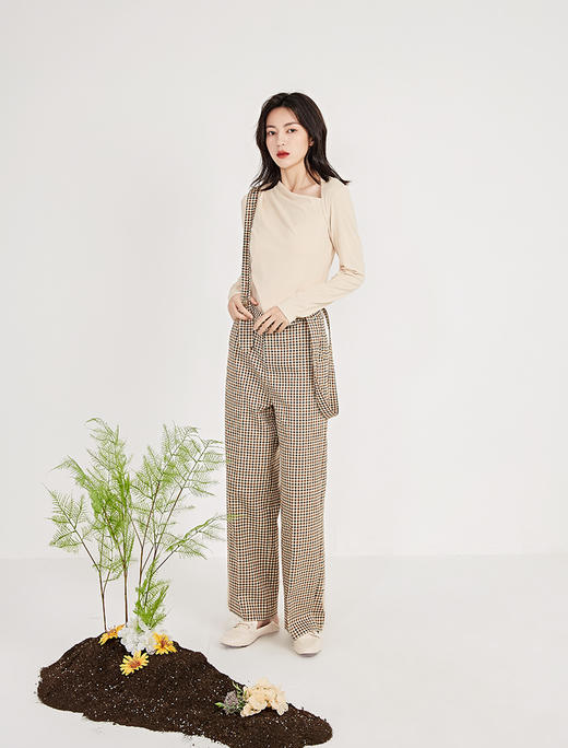 NUTS春季新品时尚宽松休闲长裤女211073025B 商品图3