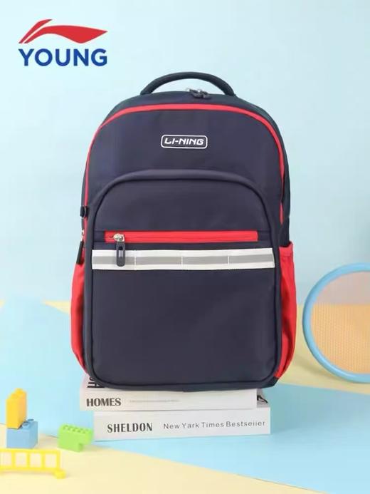 开学装备【李宁儿童】轻翼蜂巢书包 商品图0