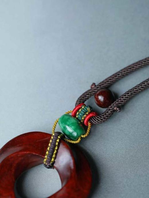 月圆几何°紫檀挂件挂链 商品图2