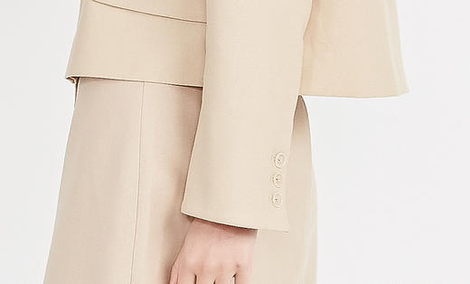 NUTS春季新品时尚翻领气质百搭短外套女211041035 商品图6