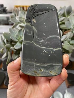 金星坑°竹报平安砚