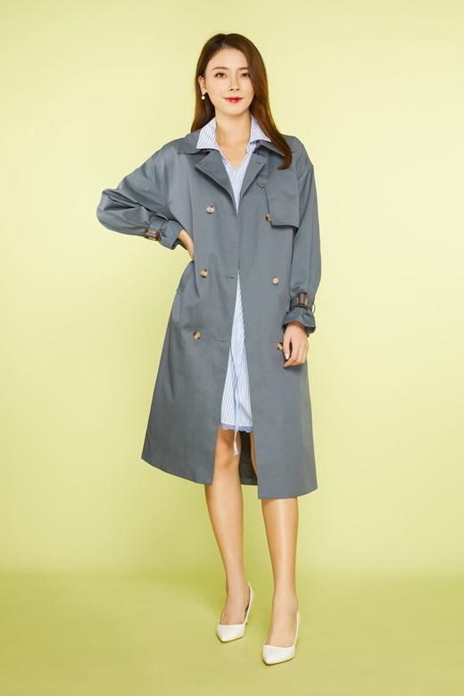 LNNNS 双排扣收腰风衣外套 11468 商品图4