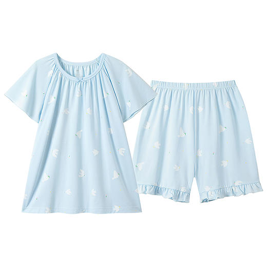 女童短袖家居服套装夏季新款安奈儿童装JG521053 商品图6