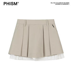 花苞下摆百褶裙