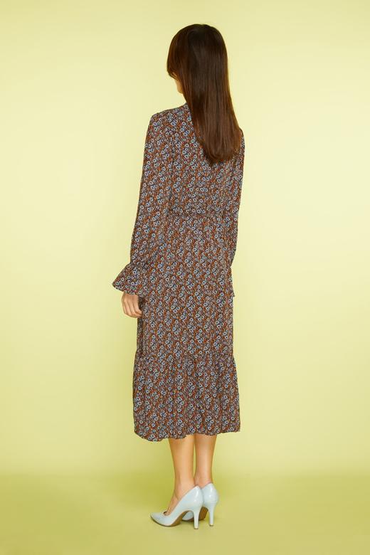 Le Malene V领收腰碎花连衣裙 11482 商品图2