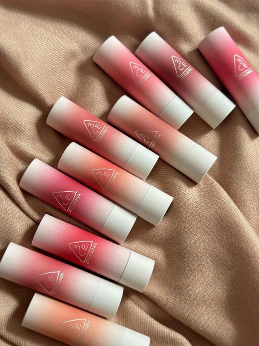 3CE唇绒唇泥口红唇膏唇釉  赤茶棕 滋润哑光显白裸色围炉棕 商品图0