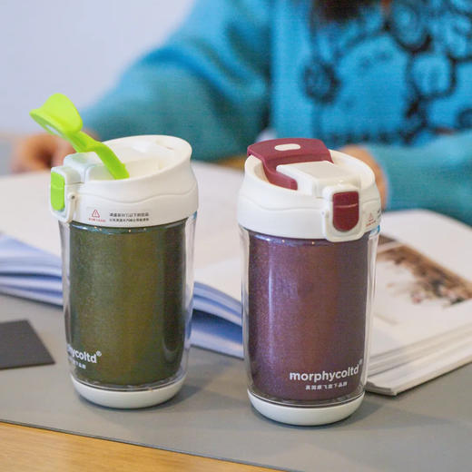 热卖！英国摩飞旗下morphycoltd 钛咖啡杯 双层真空 双饮设计  400ml 商品图4