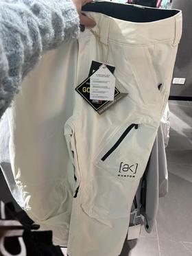 22/23BURTON雪服M AK GORE-TEX Cyclic Pant Short-STOUT WHITE