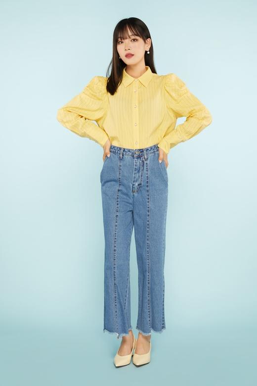 amadella 泡泡袖色织条纹衬衣 11469 商品图4