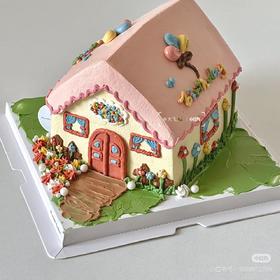 小房子乔迁款蛋糕