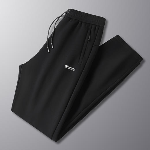 【新款DK】大依优型大码男装宽松运动直筒卫裤春款松紧腰系带长裤男士加肥加大长裤胖子 商品图2