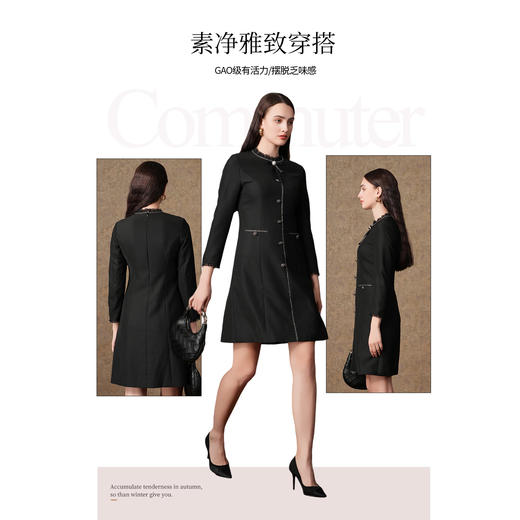 乔万尼小香风精致贵气时尚连衣裙ET4E892 商品图3