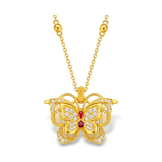 周大福 故宫系列黄金吊坠 商品图0