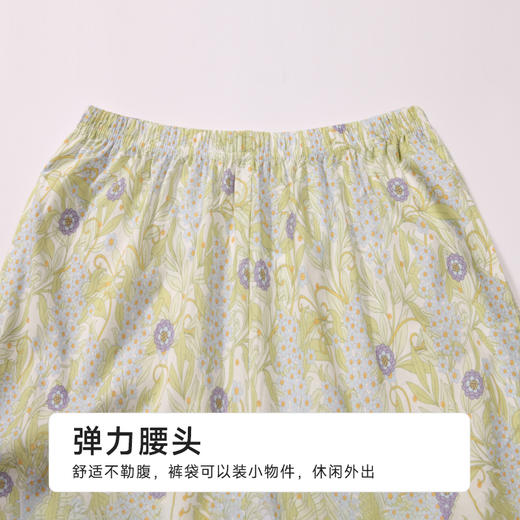 都市丽人女士梭织棉短袖套装薄梭织人棉亲情蜜语短袖类LHH9B7 商品图8