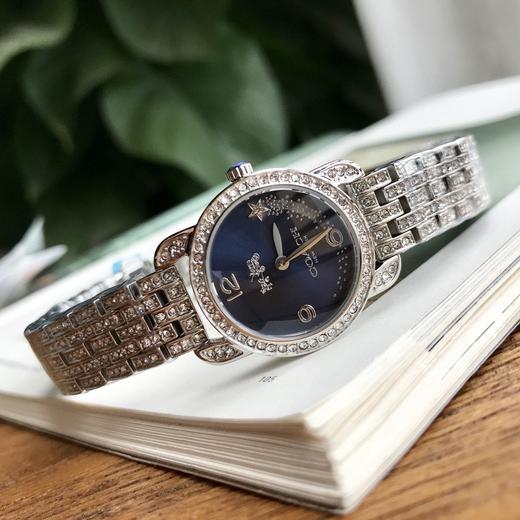 【情人节礼物】COA蔻家帕克系列时尚新款防水镶钻满天星石英腕表手表女表 商品图4