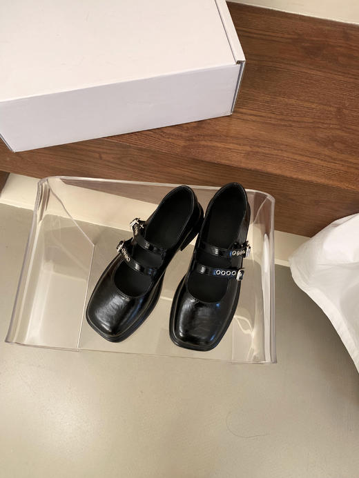 【GZ】无忧购韩版复古布洛克浅口玛丽珍小皮鞋X968-8（截单后7天发货) 商品图14