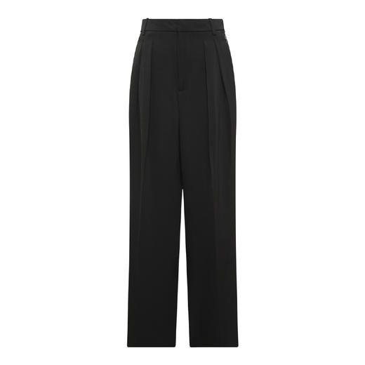 【2件9折】【Petit Bari】(多色)直筒阔腿休闲长裤简约通勤风显瘦百搭高腰 商品图1