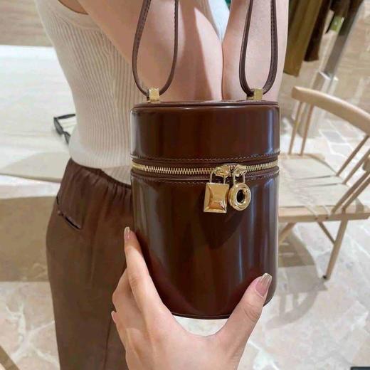 顺丰包邮洛诗琳45936轻奢复古手提斜挎发财水桶包0131 商品图1