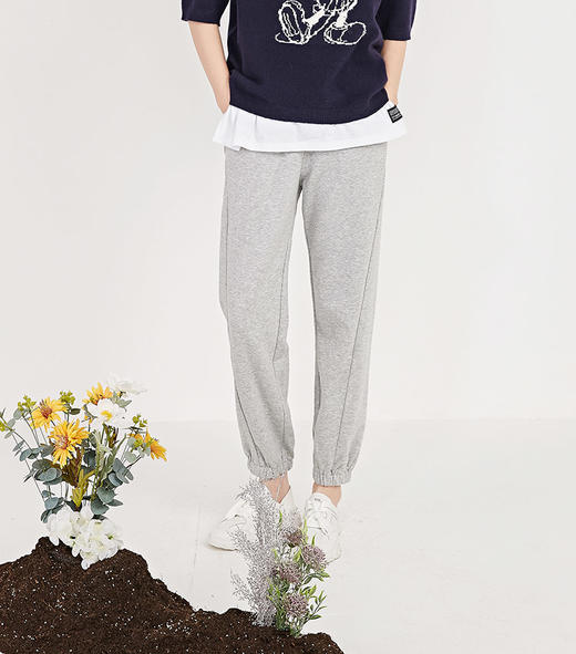 NUTS春季新款纯色时尚长裤女211073106 商品图1