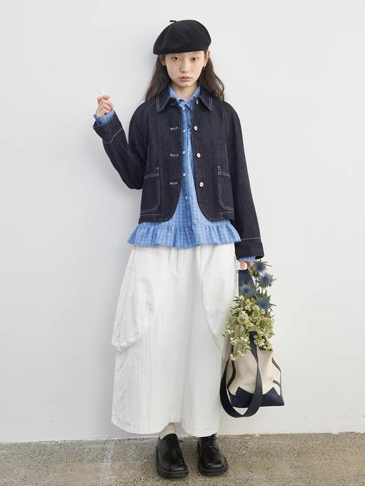 步履不停/5A11219C/格子花边衬衫 商品图2