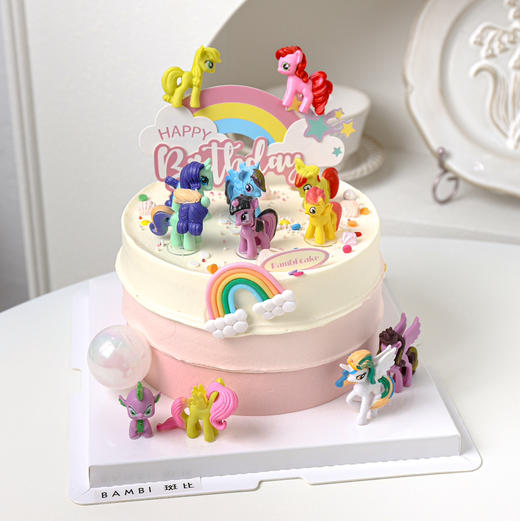 小马宝莉大聚会奶油蛋糕 商品图2